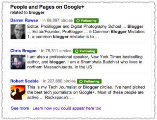 famous bloggers on google plus