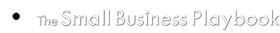 The Small Business Play Book
